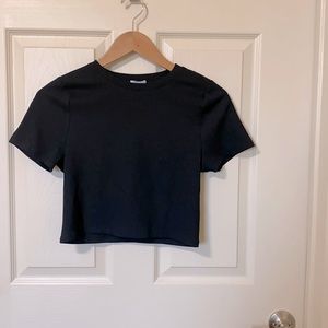 TOBI Black Neomi Ribbed Top ✨